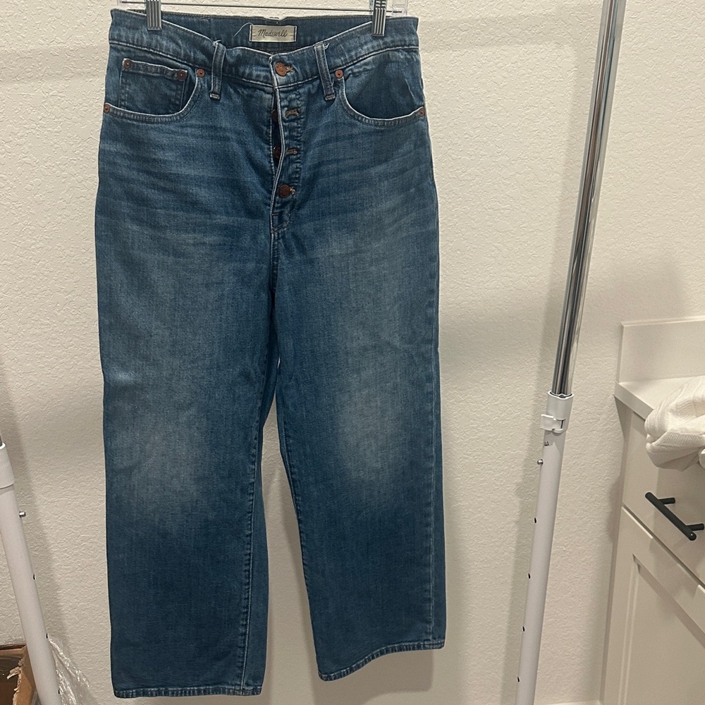 Madewell Slim Wide Leg Crop Jeans -Size 30